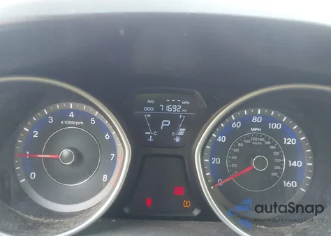 2013 Hyundai Elantra Gls from USA, damaged, VIN KMHDH4AE2DU947739